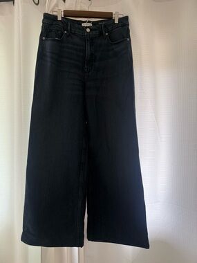 Good American blue denim Wide-Leg Boot-Cut Jeans women’s 12 size 31